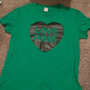 Victoria's Secret Pink Green T-Shirt